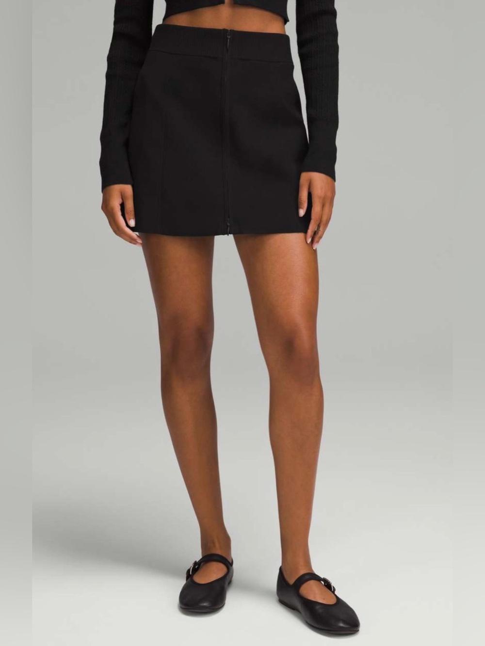 Like New - Lululemon Ribbed-Knit Mini Skirt (S & XL)